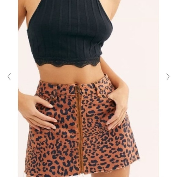 We The Free Leopard Print Mini Skirt - Picture 12 of 13